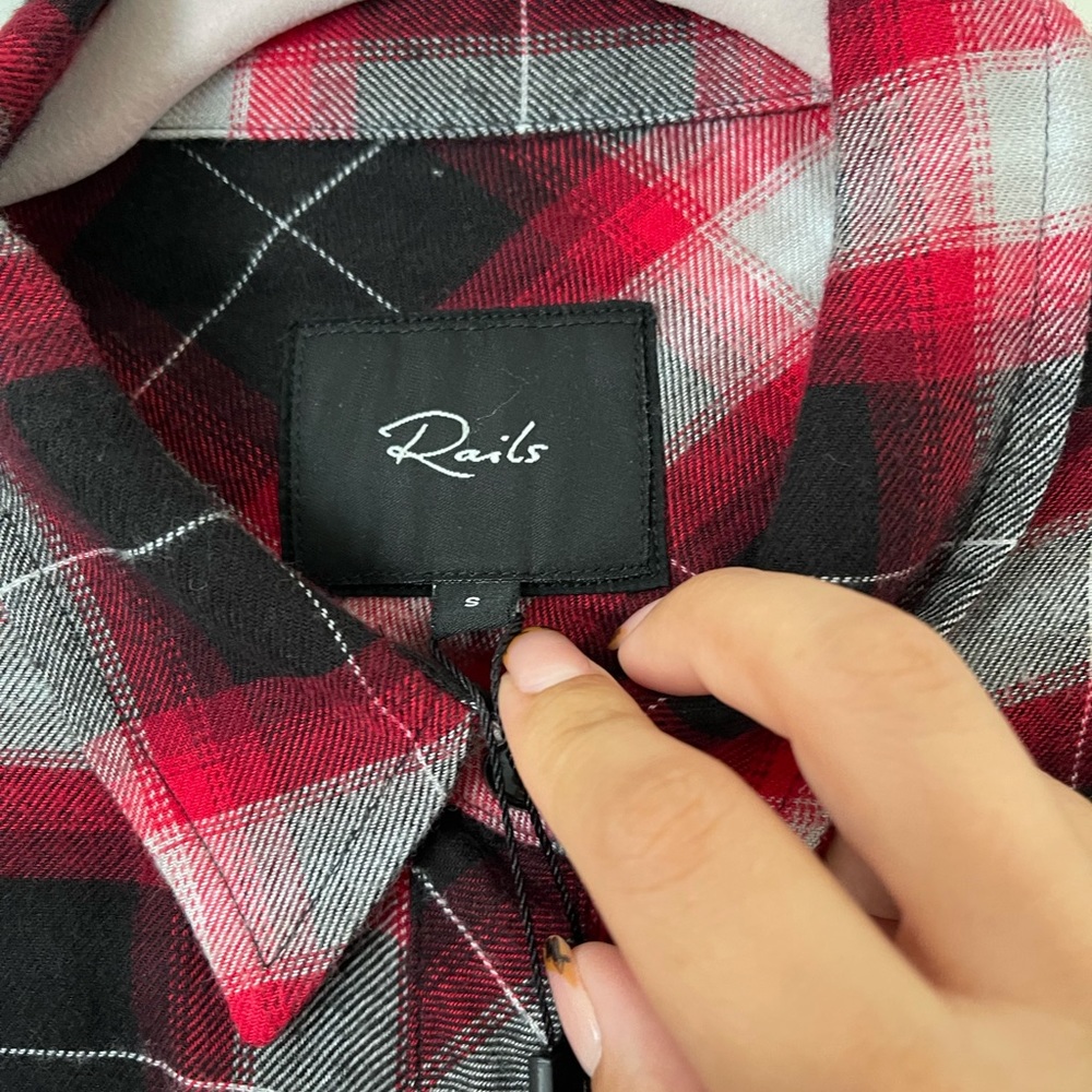 Rails flannel never used Rails tag still on
